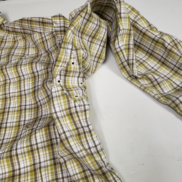 Ariat Pro Series Long Sleeve Plaid Button Down Shirt Size Large Outdoors Western - Picture 6 of 9